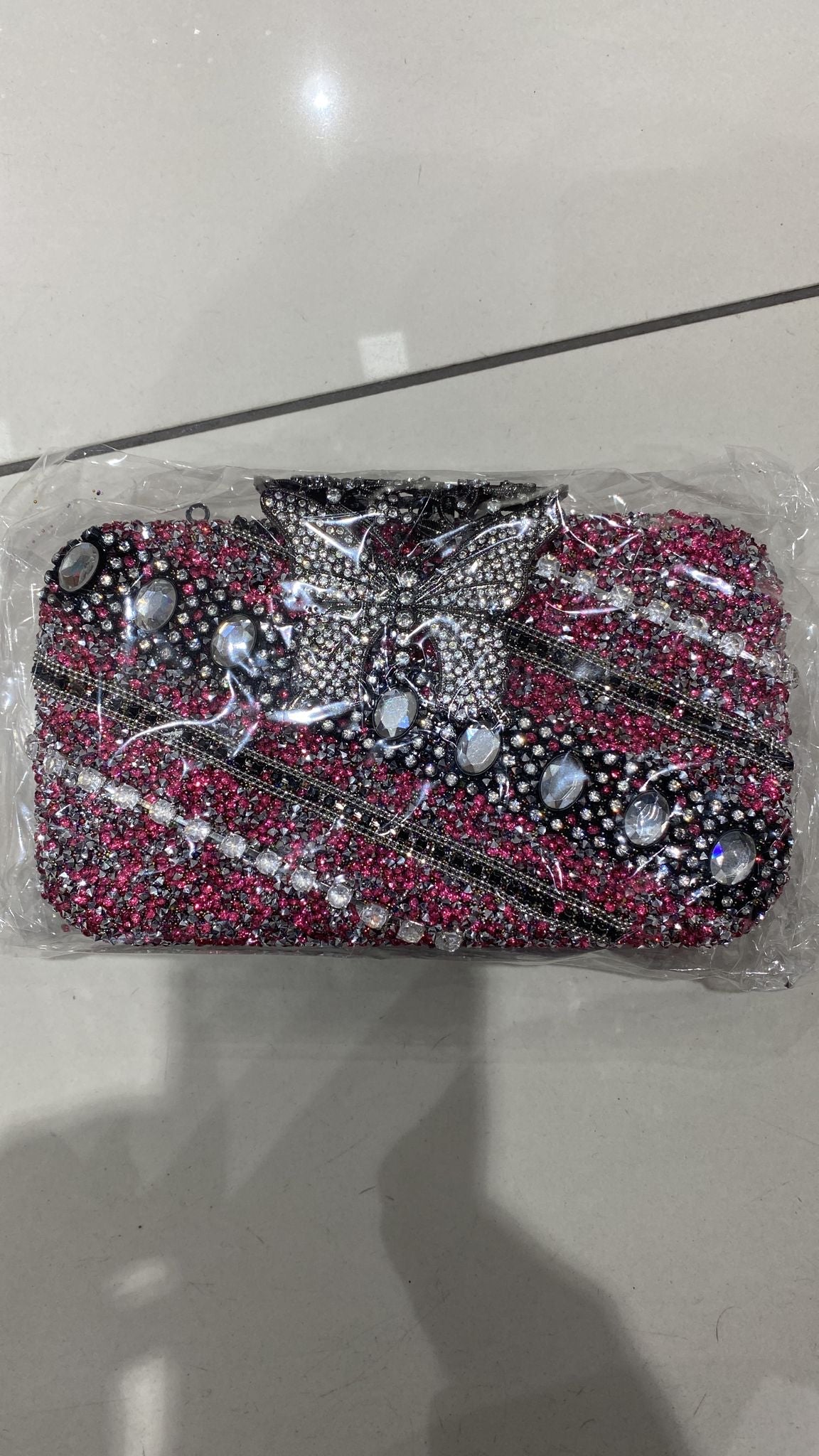 Rhinestone Clutch Purse