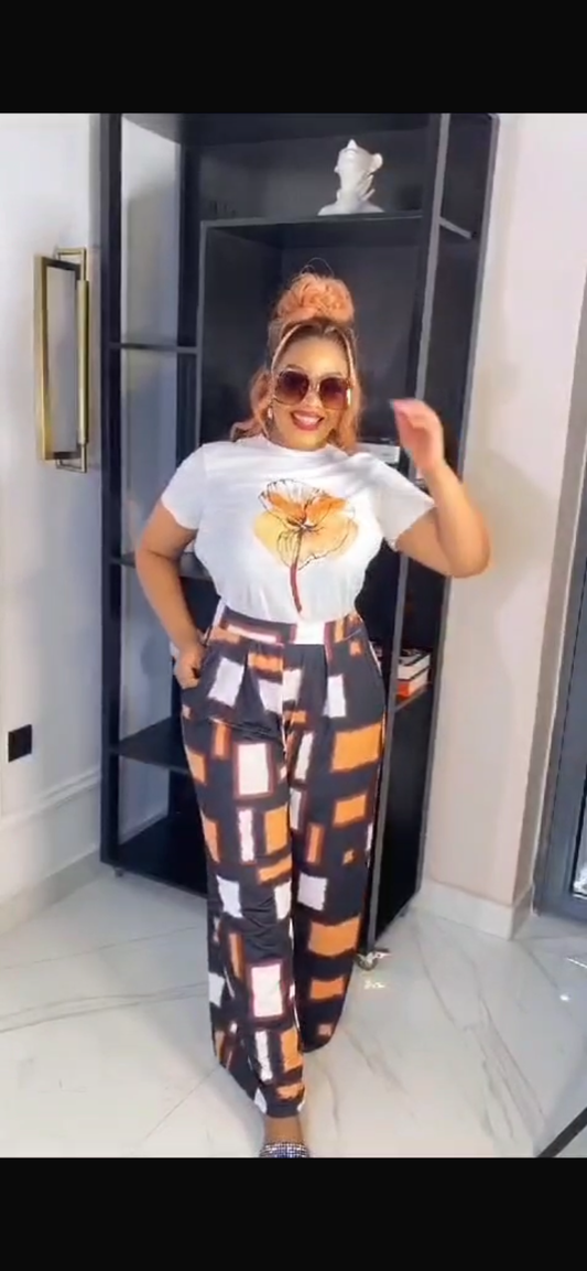 Chic Tee and Pant Set