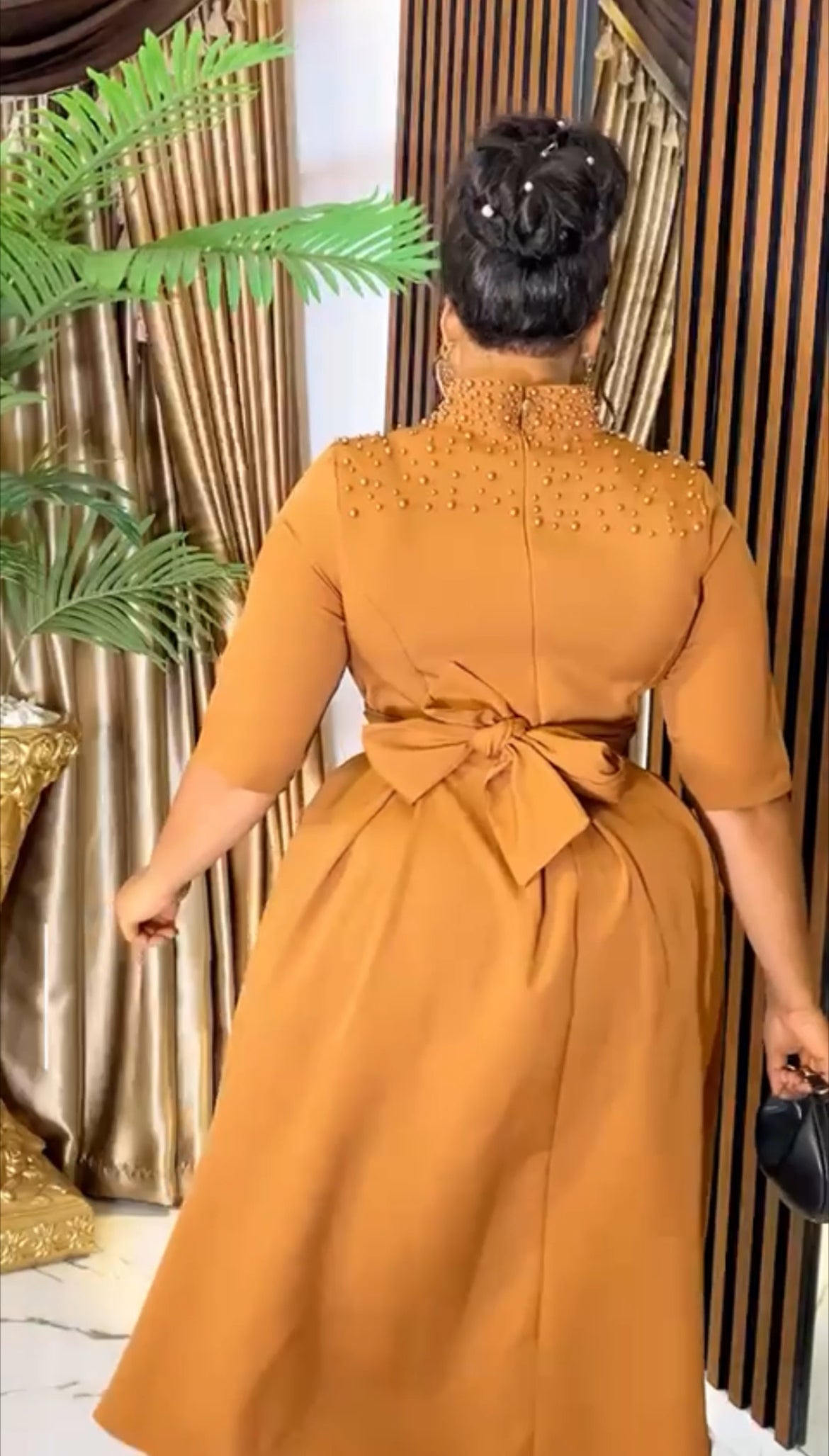 Gorgeous Pleats Belted Dress