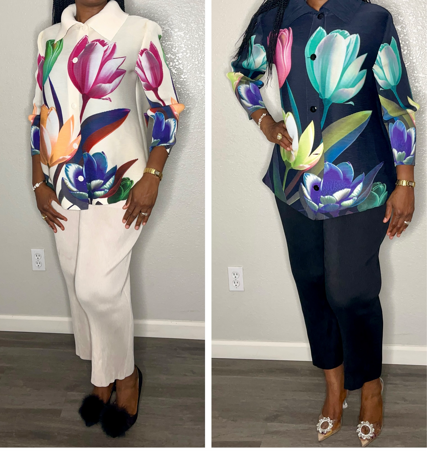 Bold and Beautiful Flower Pant Set