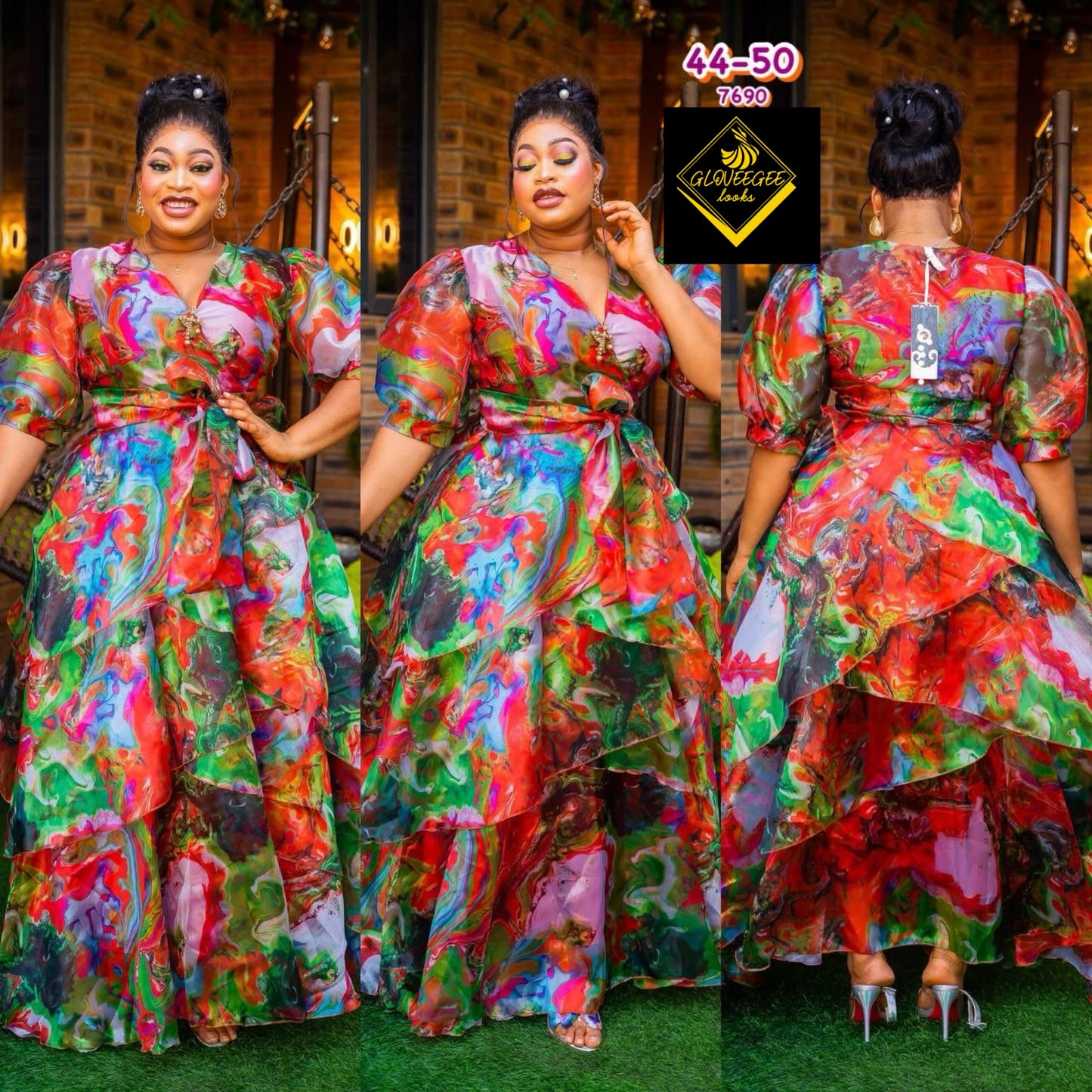 Couture Tiered Maxi Dress