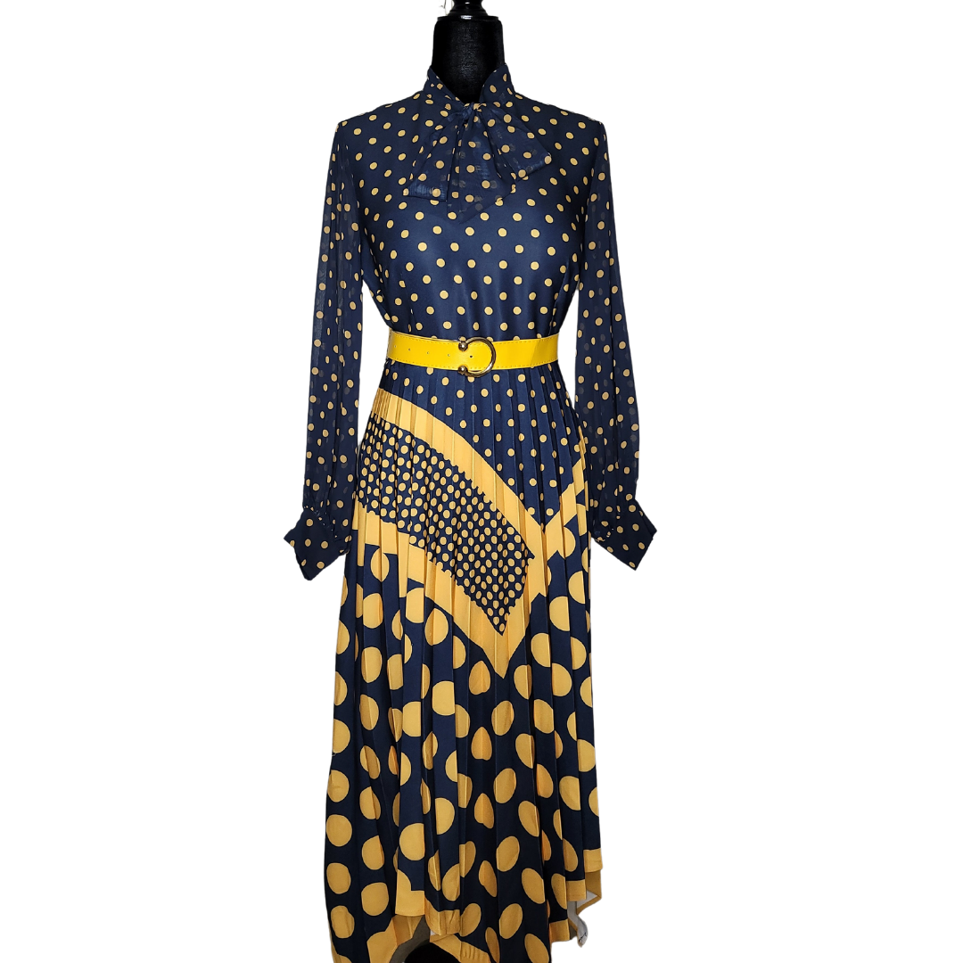 Beautiful Asymmetry Bowknot-Neck Dress