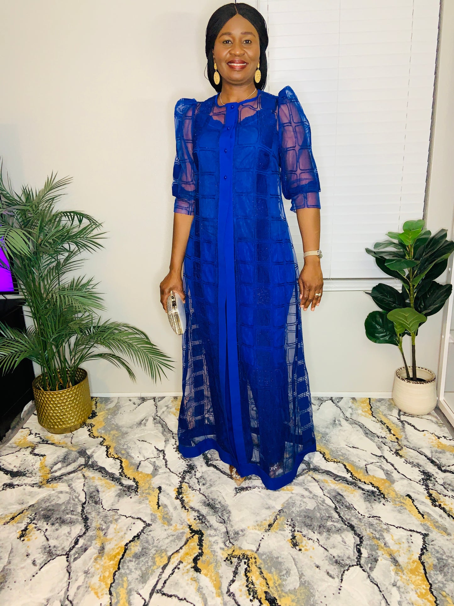 Couture 3-piece Lace Kimono Pant set