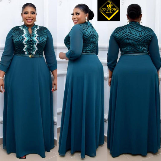 Embellished Maxi Dress